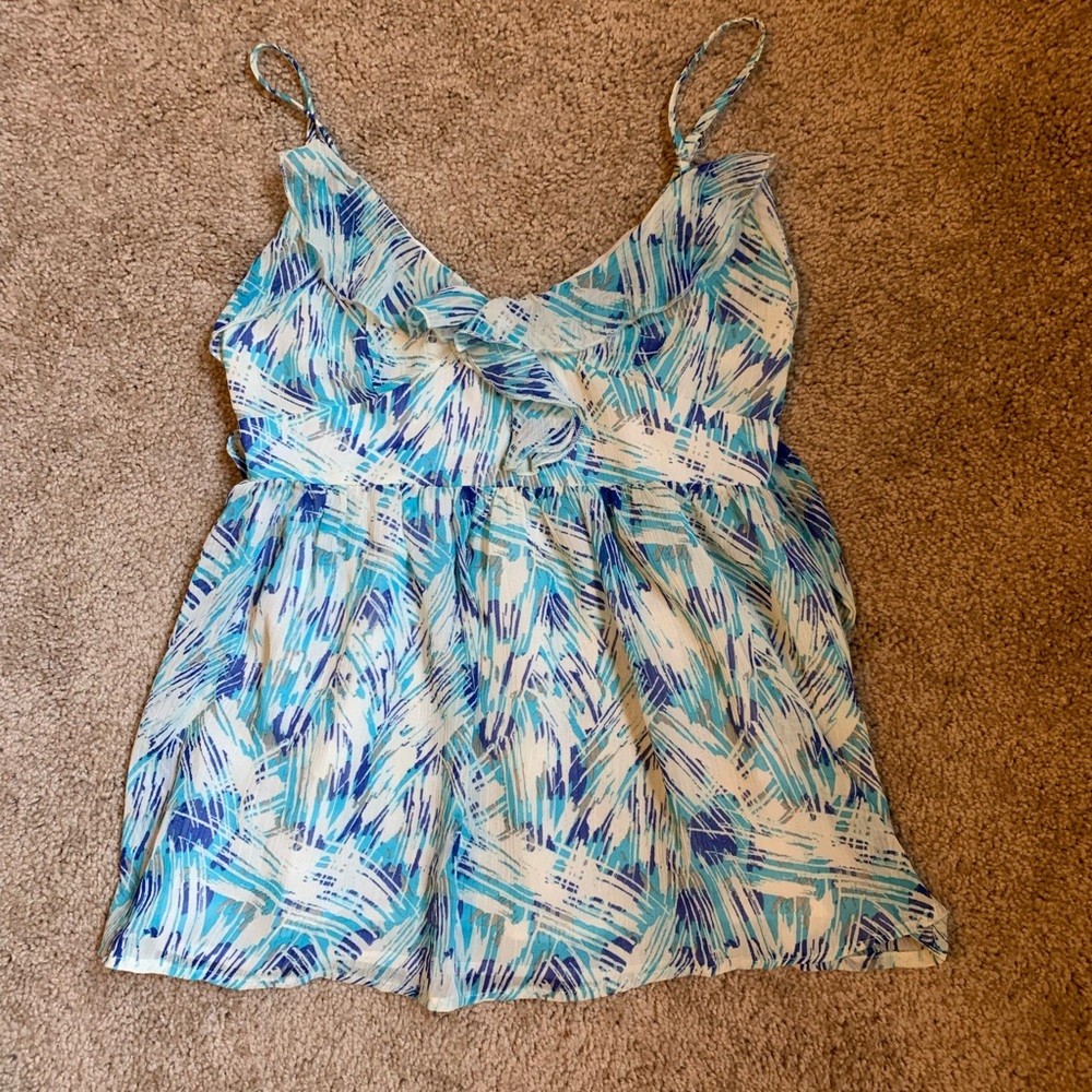 Flowy Tie Back Tank Top